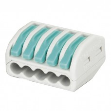 Showgear Cable Terminal 5 way - Green / Grey - 94021