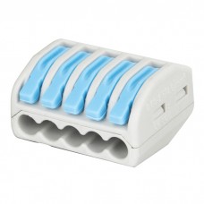 Showgear Cable Terminal 5 way - Blue / Grey - 94022
