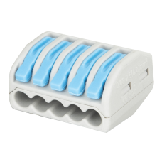 Showgear Cable Terminal 5 way - Blue / Grey - 94022