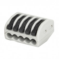 Showgear Cable Terminal 5 way - Kleurcodering - Zwart - 94024