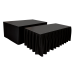 Wentex Stage Skirt MCS 8.85 oz/yd² Zwart - 25' x 16'' (B x H) - ongeplooid - 97303