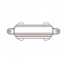 Artecta 3-Phase Straight Connector - Zilver (RAL9006) - A0333403
