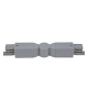 Artecta 3-Phase Corner Connector - Zilver (RAL9006) - A0333503