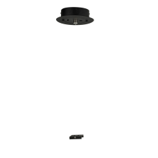 Artecta 3-Phase Ceiling Suspension Kit - Zwart (RAL9004) - Met max. 1500 mm staaldraad - A0333811