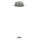 Artecta 3-Phase Ceiling Suspension Kit - Zilver (RAL9006) - Met max. 1500 mm staaldraad - A0333813