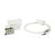 Artecta Rechte ingangsconnector voor Havana Neon 1018 Wit - Enkele kleur - A0853280