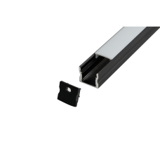 Artecta Profile Pro 30 - Zwart profiel - voor <12 mm brede LED strips tot 15 W/m - 2 m - A9930098