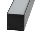 Artecta Profile Pro-Line 25 Surface - Black Anodised Aluminium - A9930409B