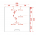 Wentex Universal baseplate 800 x 800 - 800mm, 800mm - BP800