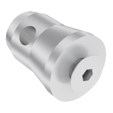 Milos Half Conical Connector with thread M10 incl. Bolt for Baseplate - F - BPFACS10