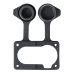 Seetronic XLR 3P In/Output Combination Chassis IP65 - Vergulde contacten - C3F2CWB