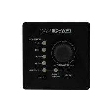 DAP SC-WP1 Wandpaneelafstandsbediening voor SC-5.2 Source Control - Zwart - D1541