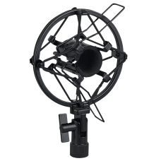 Showgear Microphone holder - 22-24 mm zwarte anti-schok-montage - D1703