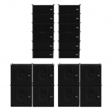 DAP Odin Array Set Complete vliegende set met 12 satelliet speakers en 8 subwoofers - D3900SET03