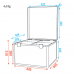 Showgear Case for 4x LED Par 56 - Value Line - D7013