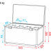 Showtec Case for 4x Club par - Value Line - D7032