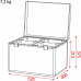 Showtec Case for 4 x Kanjo - Value Line Flightcase - D7033