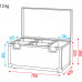 Showtec Case for 4 x Kanjo - Flightcase - D7034