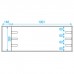 Showtec Case for 12x Sunstrip Active - Flightcase - D7039