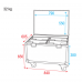 Showtec Case for 4x Stage Blinder 4 - Flightcase - D7056