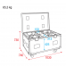 Showtec Case for 4 x Phantom 100 / 180 - Premium Line Flightcase - D7062