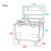 Showtec Case for 2pcs Phantom 3R Hybrid - Premium Line - D7259