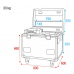 Showtec Case for 2 x Phantom 130 / 3R - Premium Flightcase - D7260