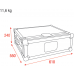 Showtec Case for LAMPY 20 - Flightcase - D7332