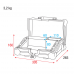 Showtec Case for ColorCue - Flightcase - D7405