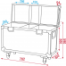 Showtec Case for 2 x Phantom 25 / 50 / 6 - Flightcase - D7495B