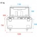 Showgear Pipe & Drape Case for FOH Kit - Premium Line Voor een breedte tot 19 m - D7557