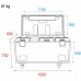 Showgear Pipe & Drape Case for FOH Kit - Premium Line Voor een breedte tot 19 m - D7557
