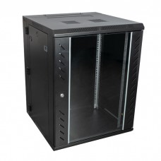 Showgear RCA-WMH 19" Rack, Wall Mounted, Hinged Back - 15U - D7657