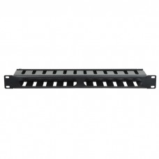 Showgear 1 HE Kabelmanagement met kap - 19" - 12 sloten - D7694