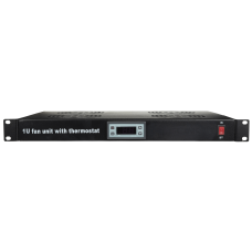 Showgear 1U Ventilator unit + thermostaat 19" - 4 ventilatoren - D7695
