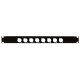 Showgear 19 inch Connector-panel - 1U, voor 8 XLR-aansluitingen (D-formaten) - D7811
