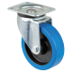 Showgear Swivel Blue wheel 125 mm - zonder rem - D8005