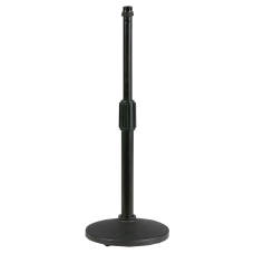 Showgear Desk Mic. Stand Straight, Adj. - Black, 37 cm/0,8 kg - D8202B