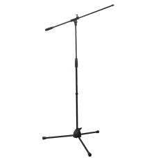 Showgear Eco Microphone stand with boom arm - 890-1460mm plastic voetstuk - D8301