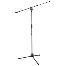 Showgear Pro Microphone stand with telescopic boom - 850-1430mm metalen voetstuk - D8304