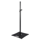 Showgear Speaker Stand with Baseplate - Metal - 1100-1800 mm - 35 mm - Max Load: 20 kg - D8602