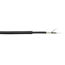 DAP LC-126 - Zwarte line-kabel asymmetrisch, 100 m op een spoel - D9411B