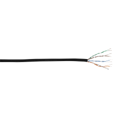 DAP CAT5e U/UTP Lan Cable - Spoel 305 m, zwart - D9420