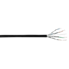 DAP CAT6a U/FTP Lan Cable - Spoel 305 m, zwart - D9421