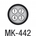 DAP MK-422 4 pair studio multicable - Dark Blue - D9441