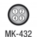 DAP MK-432 4 pair stage multicable dubbel afgeschermd - Dark Blue - D9451