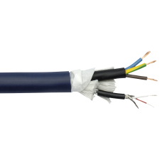 DAP PMC216 - combi kabel 3x 1.5 incl. mantel + signaal blauw - per meter- D9481