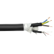 DAP PMC216 - combi kabel 3x 1.5 incl. mantel + signaal zwart - per meter  - D9481B