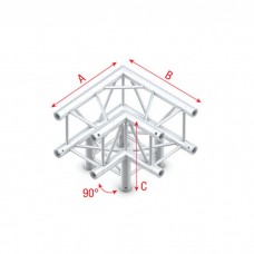 Milos Corner 3-way 90 - Deco-22 Quatro Truss - DQ22012