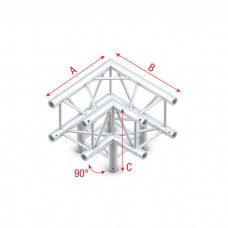 Milos Corner 3-way 90 - Deco-22 Quatro Truss - DQ22012